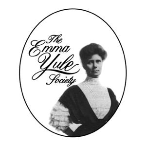 Picture of Emma Yule with text reading "The Emma Yule Society" Picture of Emma Yule with text reading "The Emma Yule Society"